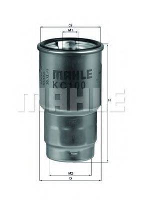 Фильтр топливный KC 100D MAHLE ORIGINAL