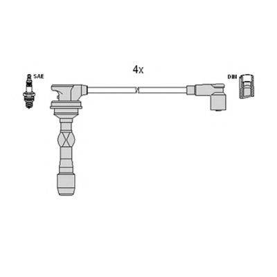 Комплект проводов зажигания OEK1081 STANDARD