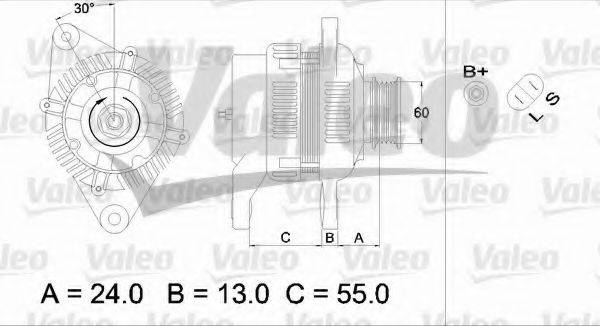 Генератор 437416 VALEO