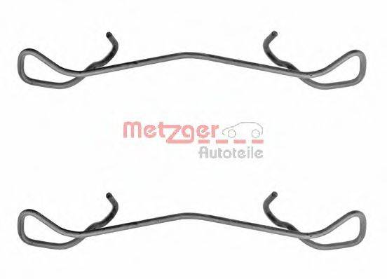 Комплектующие, колодки дискового тормоза 109-1189 METZGER