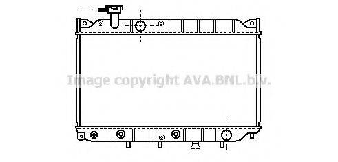 Радиатор, охлаждение двигателя MZ2004 AVA QUALITY COOLING