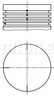 Поршень 59 80128 1 PERFECT CIRCLE