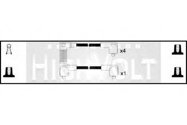 Комплект проводов зажигания OEF213 STANDARD