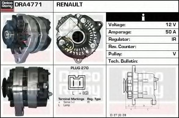 Генератор DRA4771 REMY