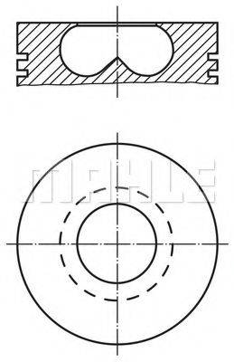 Поршень 015 69 00 MAHLE ORIGINAL