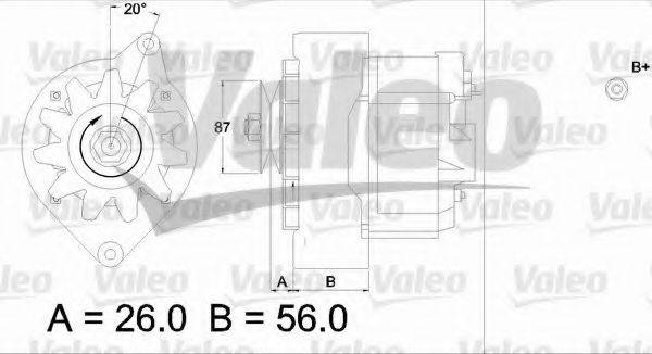 Генератор 436300 VALEO