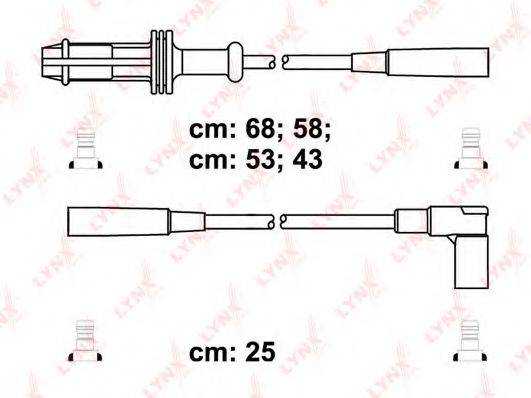 Комплект проводов зажигания SPC6112 LYNXauto