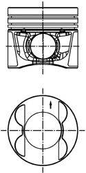 Поршень 99941600 KOLBENSCHMIDT