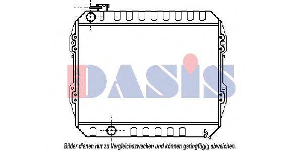 Радиатор, охлаждение двигателя 240030N AKS DASIS