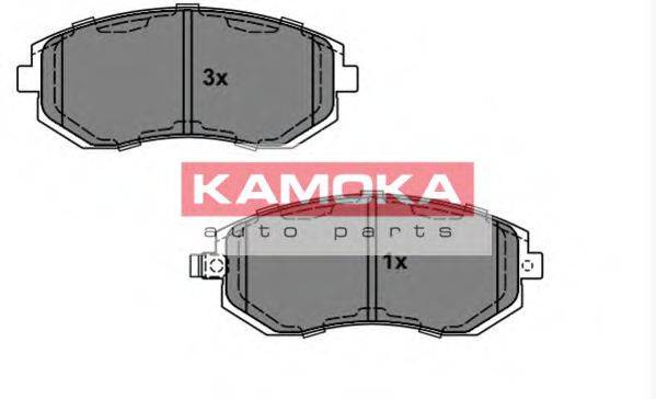 Комплект тормозных колодок, дисковый тормоз JQ101126 KAMOKA