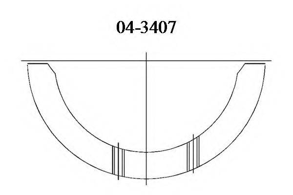 Подшипник 04-3407 GLYCO