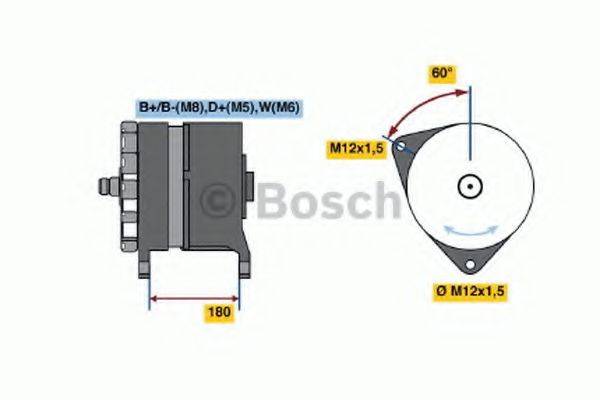 Генератор 0 986 034 910 BOSCH