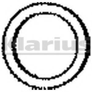 Уплотнительное кольцо, труба выхлопного газа 410213 KLARIUS