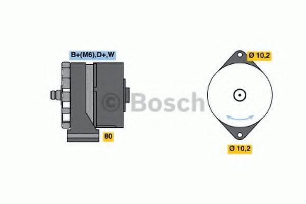 Генератор 0 986 031 250 BOSCH