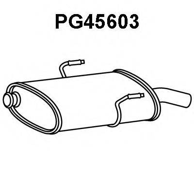 Глушитель выхлопных газов конечный PG45603 VENEPORTE