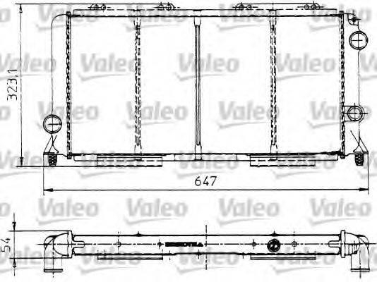 Теплообменник 810991 VALEO