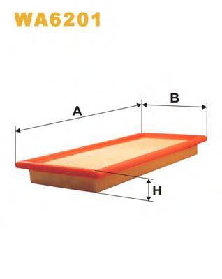 Фильтр воздушный WA6201 WIX FILTERS