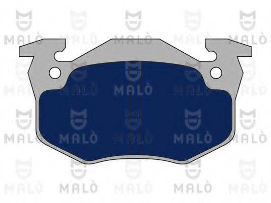 Комплект тормозных колодок, дисковый тормоз 1050668 MALO