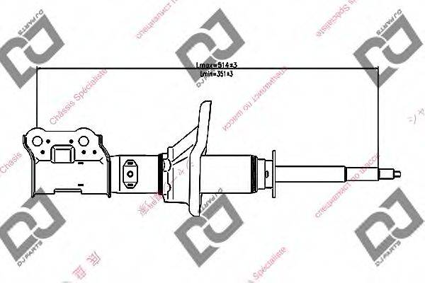 Амортизатор DS1258GS DJ PARTS