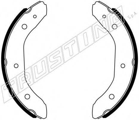 Комплект тормозных колодок 115.335 TRUSTING