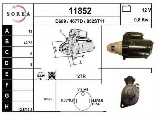 Стартер 11852 EAI