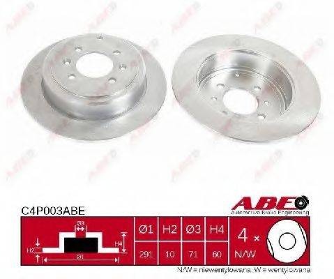 Тормозной диск задний C4P003ABE ABE