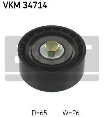 VKM 34714 SKF Паразитный / ведущий ролик, поликлиновой ремень VKM 34714 SKF