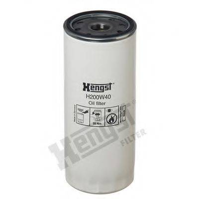 Фильтр масляный H200W40 HENGST FILTER