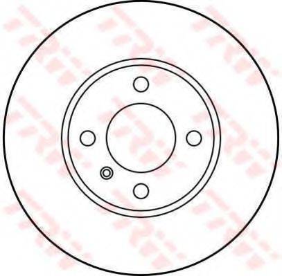Тормозной диск DF1560 TRW