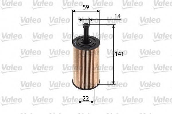 Фильтр масляный 586509 VALEO