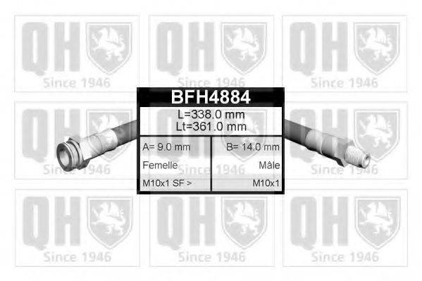 Тормозной шланг BFH4884 QUINTON HAZELL