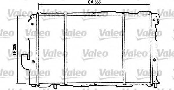 Радиатор, охлаждение двигателя 810990 VALEO