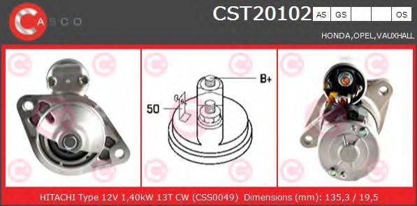 Стартер CST20102AS CASCO