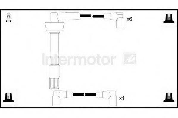 Комплект проводов зажигания 76143 STANDARD