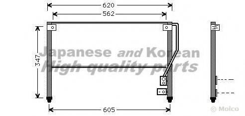 Конденсатор, кондиционер M559-64 ASHUKI