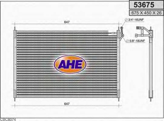 Конденсатор, кондиционер 53675 AHE