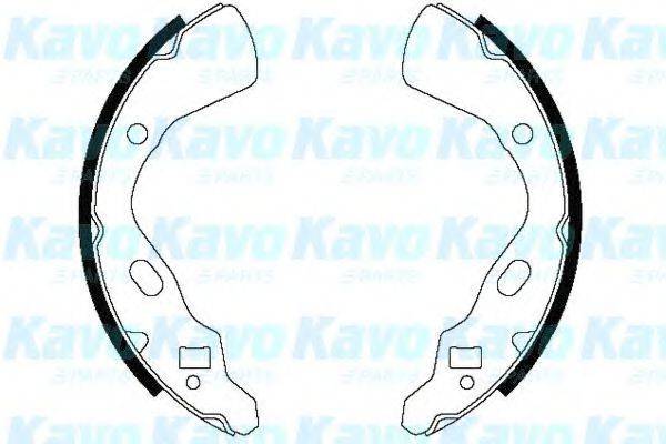 Комплект тормозных колодок BS-4400 KAVO PARTS