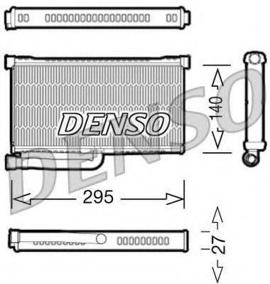 Теплообменник, отопление салона DRR02004 DENSO