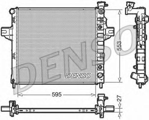 Радиатор, охлаждение двигателя DRM06032 DENSO