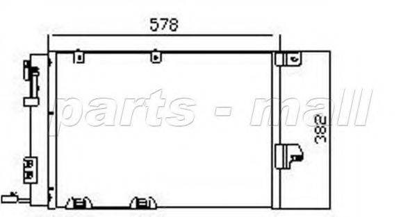 Конденсатор, кондиционер PXNC1-002 PARTS-MALL