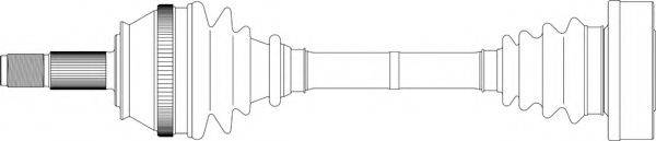 Приводной вал FI3131 GENERAL RICAMBI