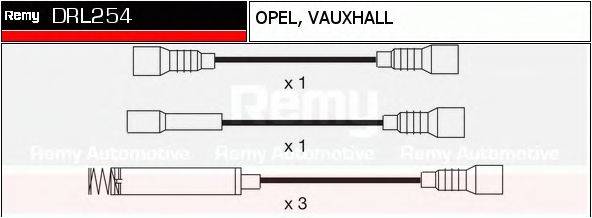 DRL254 REMY Комплект проводов зажигания DRL254 REMY