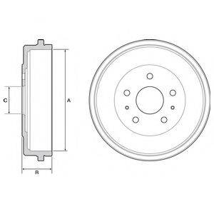 Тормозной барабан BF526 DELPHI