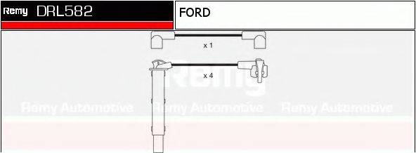 DRL582 REMY Комплект проводов зажигания DRL582 REMY
