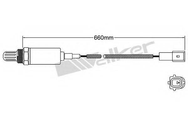 Лямбда-зонд 250-21039 WALKER PRODUCTS