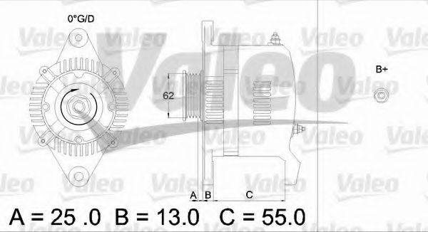 Генератор 436503 VALEO