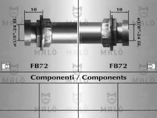 Тормозной шланг 80432 MALO