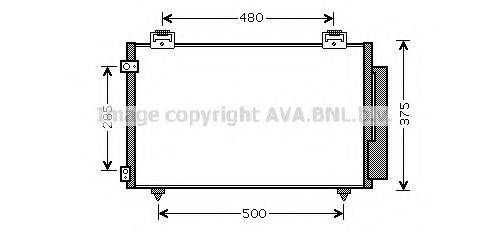 Конденсатор TOA5487 AVA QUALITY COOLING