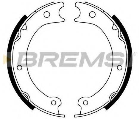 Комлект тормозных накладок GF0866 BREMSI