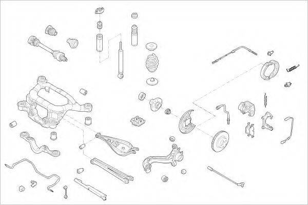 Подвеска колеса BMW-09092-R DELPHI